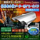 オンスクエア OS-163R ダミーカメラ ソーラーバッテリー付ボックス型 シルバーLEDランプ夜間自動発光防雨 赤外線タイプ