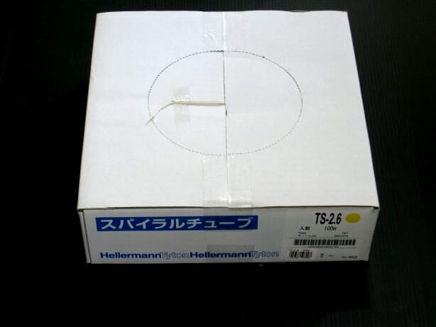 ヘラマンタイトン TS-2.6 スパイラルチューブ 標準 屋内用 乳白 内径2.6mm 100m巻