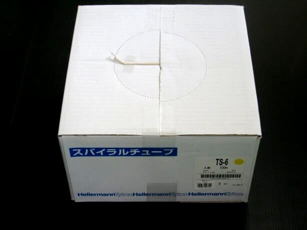 ヘラマンタイトン TS-6 スパイラルチューブ 標準 屋内用 乳白 内径5.6mm 100m巻